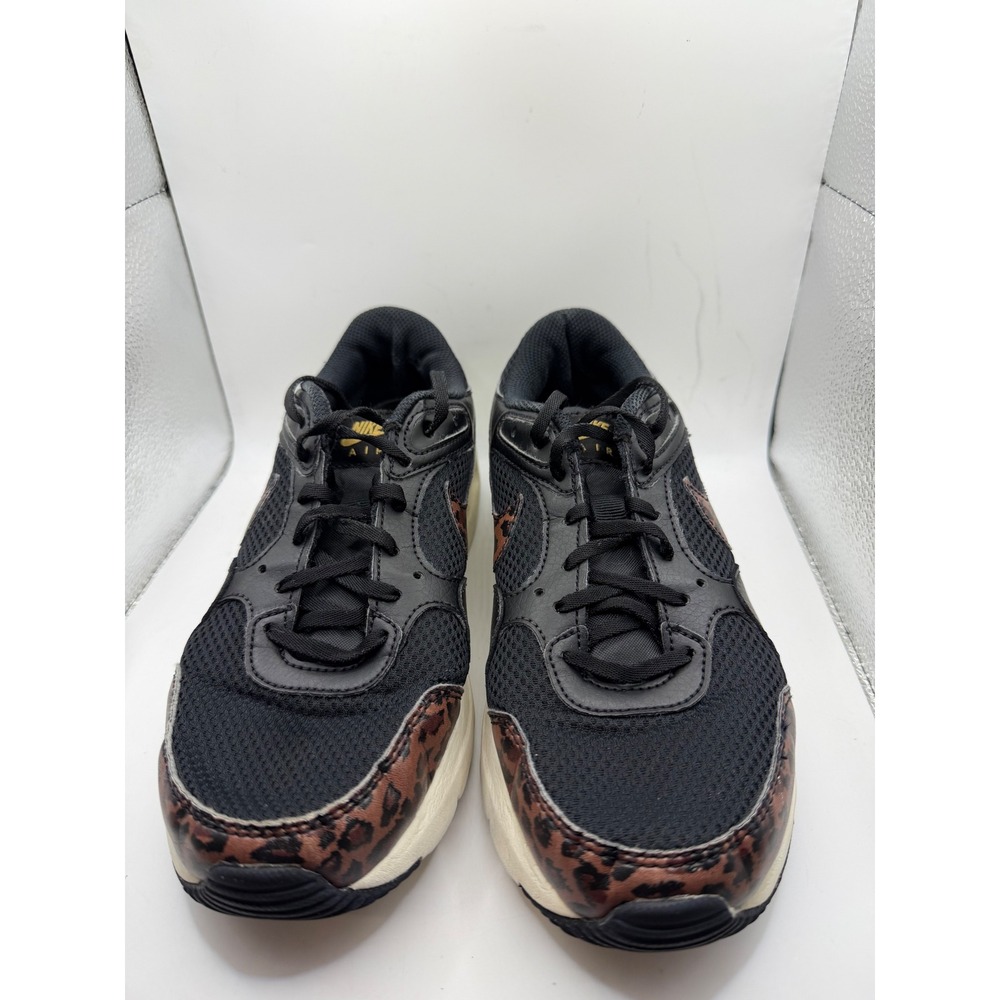 Nike Air Max SC Black Leopard Print Sneakers DO2785-001 Womens 7
